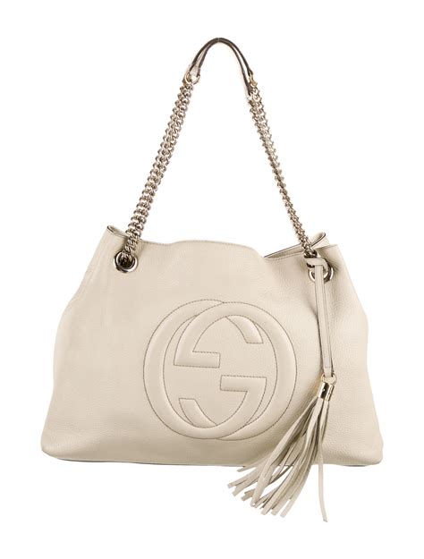 gucci soho leather chain shoulder bag uk|gucci medium soho chain tote.